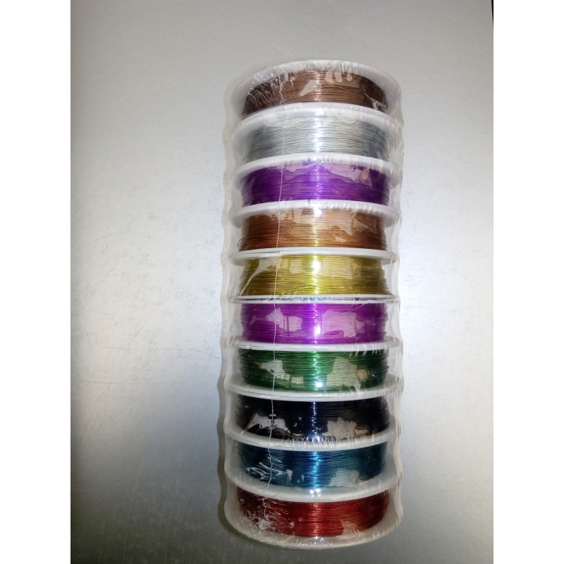 Дріт для бісеру кольорові 0.37 мм