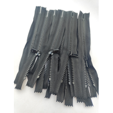 Блискавка трактор 16 см чорна