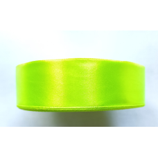 Атласна стрічка 2.5 см 33м салатова