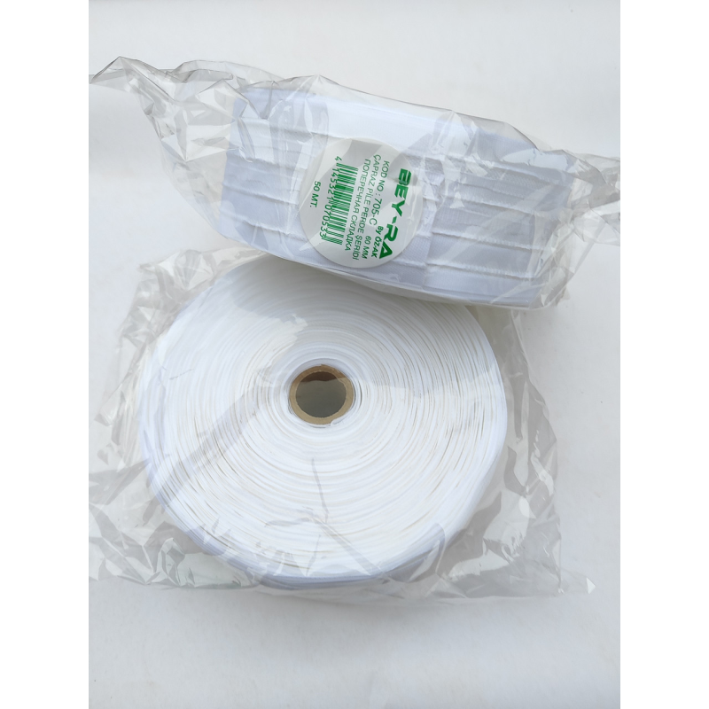 Шторна тасьма 6 см бавняна