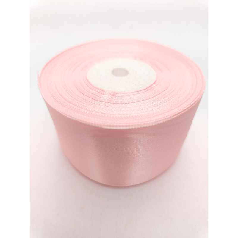 Атласна тасьма 5 см ріжева