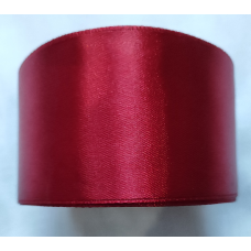 Атласна тасьма 5 см бордова