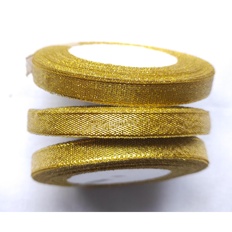 Стрічка парча  6 мм 22м