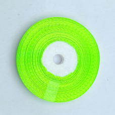 Стрічка атласна 6 мм 33м салатова