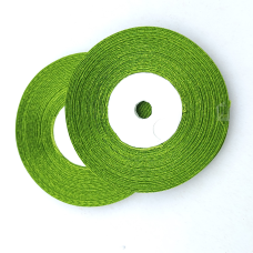 Стрічка атласна 6 мм 33м хакі