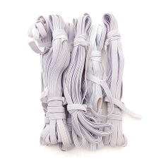 Резинка для одягу, 8 мм 10 м біла