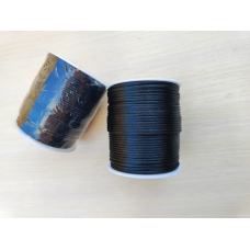 Атласний шнур 2 мм 100м чорна
