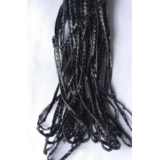 Шнур кант із шкірозамінника із сріблом