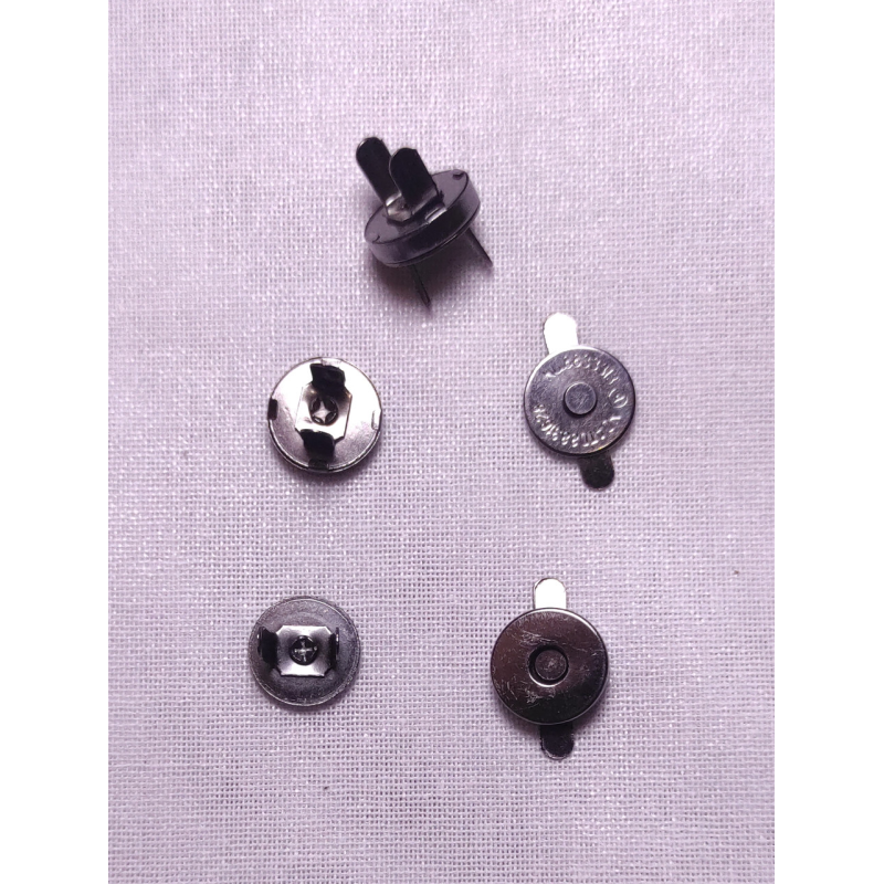 Магніт 14 мм сумочний темний нікель