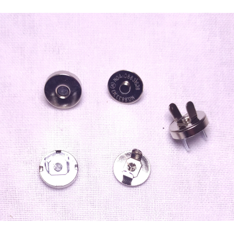 Магніт 14 мм сумочний  нікель