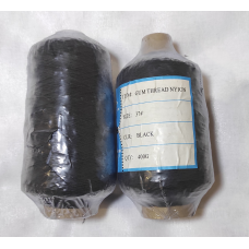 Нитка резинка 400 г. √37 чорна