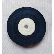 Стрічка атласна 6 мм темно синий