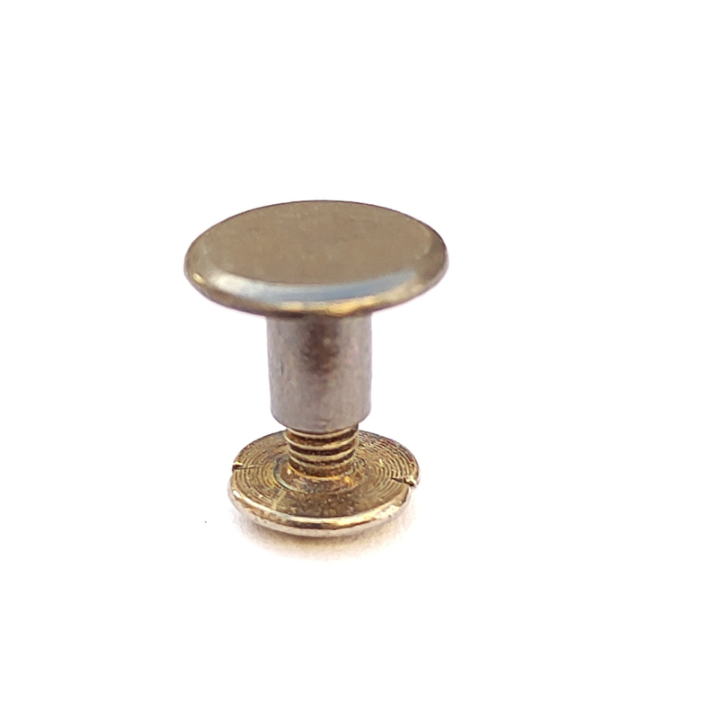 Заклепка для паска  темний нікель