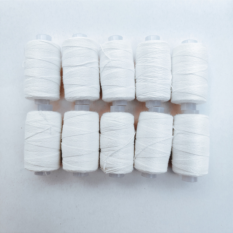 Нитка № 10 ХБ біла - бавовняна Нитка № 10 ХБ біла - бавовняна