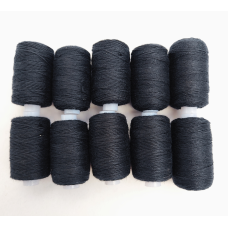 Нитка № 10 ХБ чорна - бавовняна
