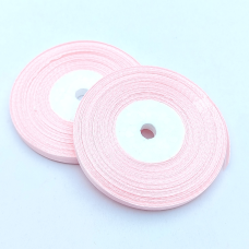 Стрічка атласна 6 мм 33м рожева
