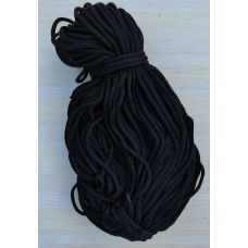 Шнур 5 мм чорний