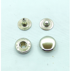 Кнопка альфа 10мм нікель