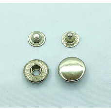 Кнопка альфа 15 мм нікель