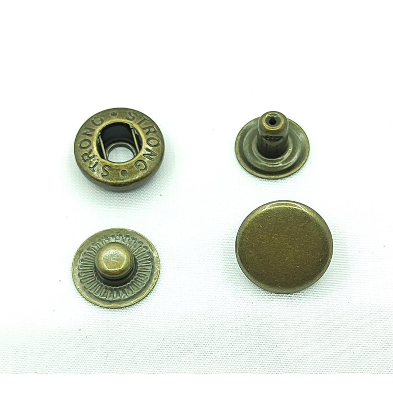 Кнопка альфа 15 мм антік