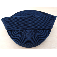 Гумка поясна 6 см темно-синя