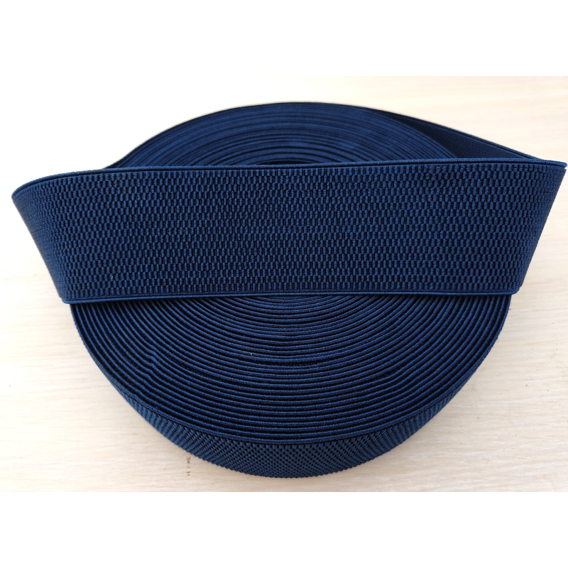 Гумка поясна 6 см темно-синя