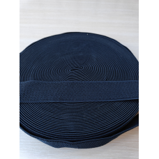 Гумка для одягу 4 см темно-синя