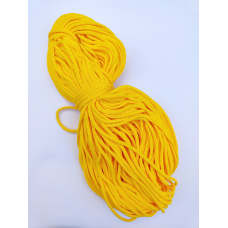 Шнур 4 мм для одягу  жовток