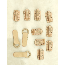 Шубний гачок NOBLE бежеві