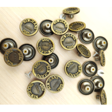 Гудзик  джинсовий нержавійка 20 мм