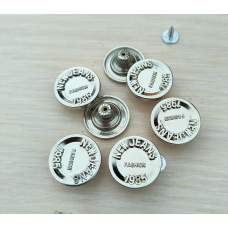 Гудзик  джинсовий нержавійка 20 мм