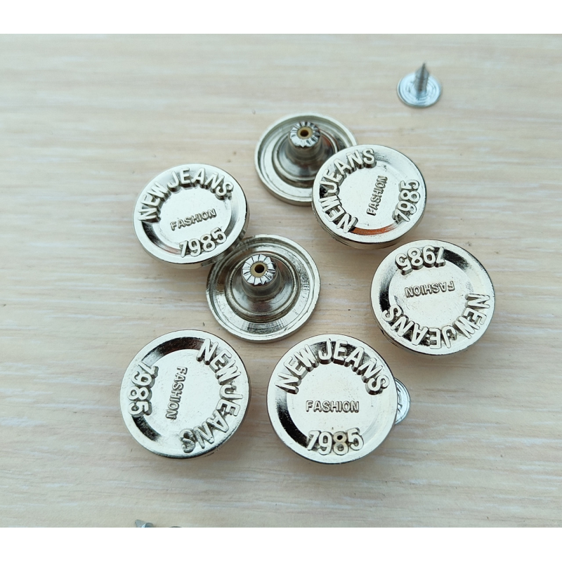 Гудзик  джинсовий нержавійка 20 мм