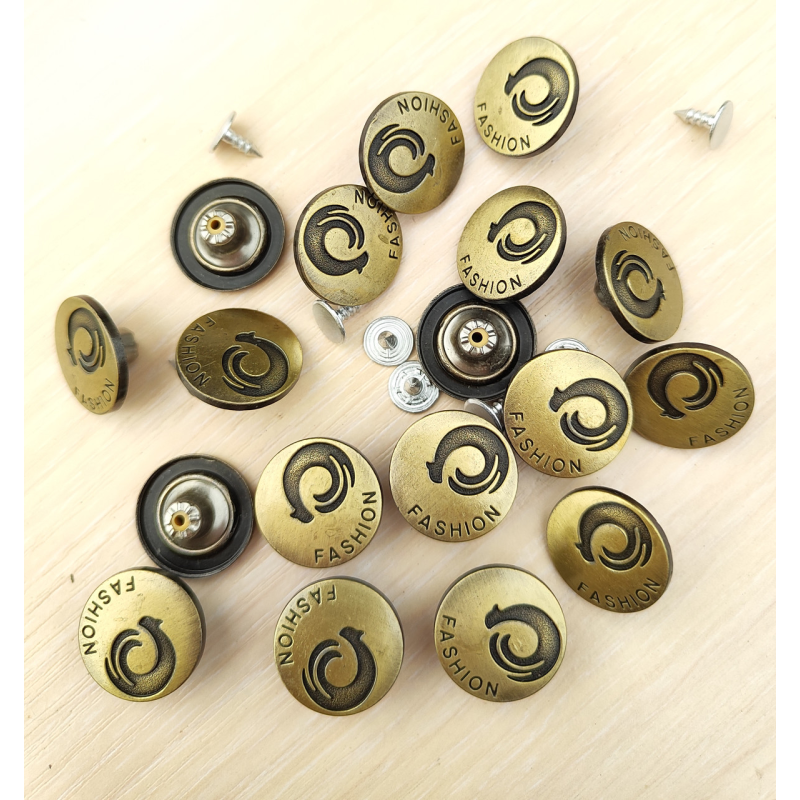 Гудзик  джинсовий нержавійка 20 мм