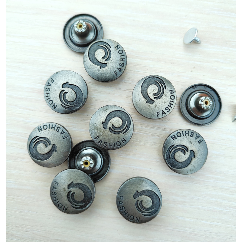 Гудзик  джинсовий нержавійка 20 мм