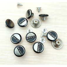 Гудзик  джинсовий нержавійка 15 мм