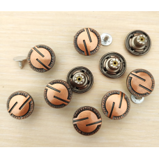 Гудзик  джинсовий нержавійка 17 мм