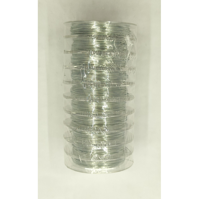 Дріт для бісеру срібло 0.3 мм 10м