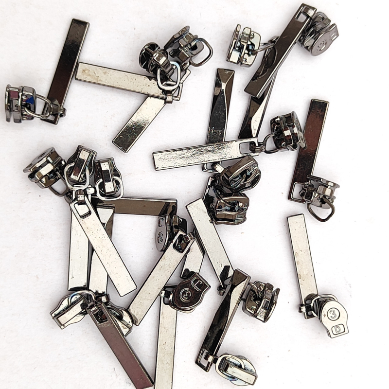 Бігунок спіраль  № 3 темний нікель