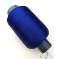 Нитка оверлок темно-синя 1