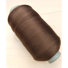 Нитка оверлок коричневий