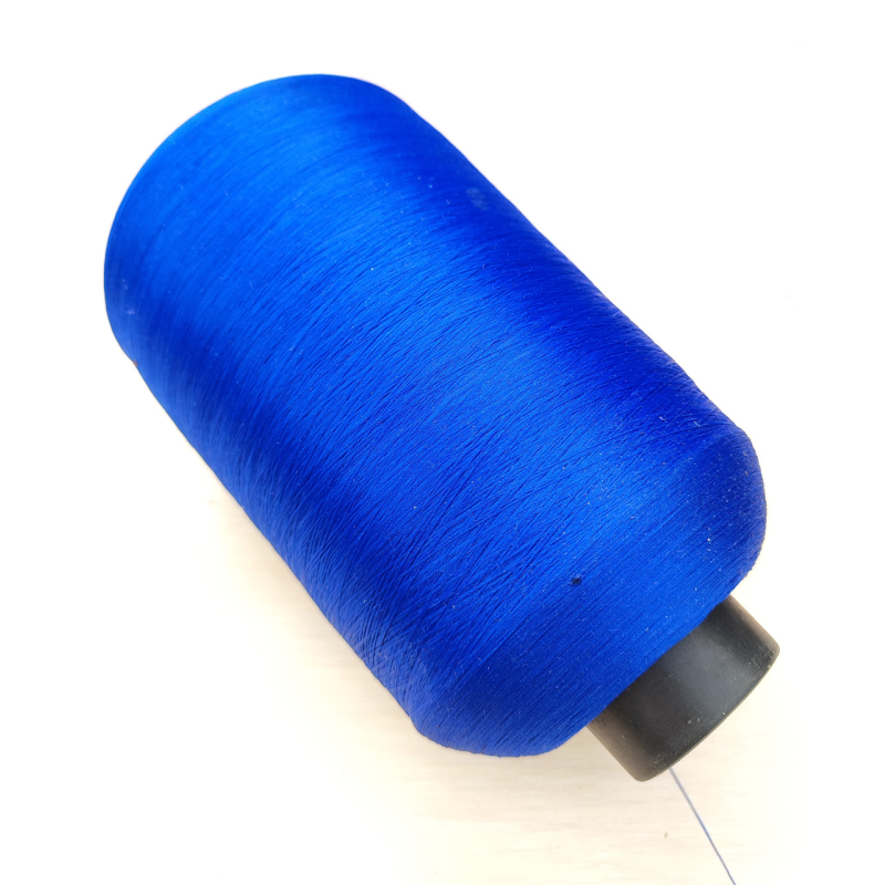 Нитка оверлок синя