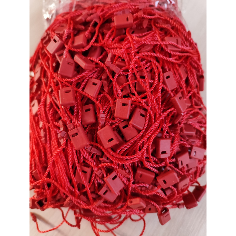 Пломба мотузка червона