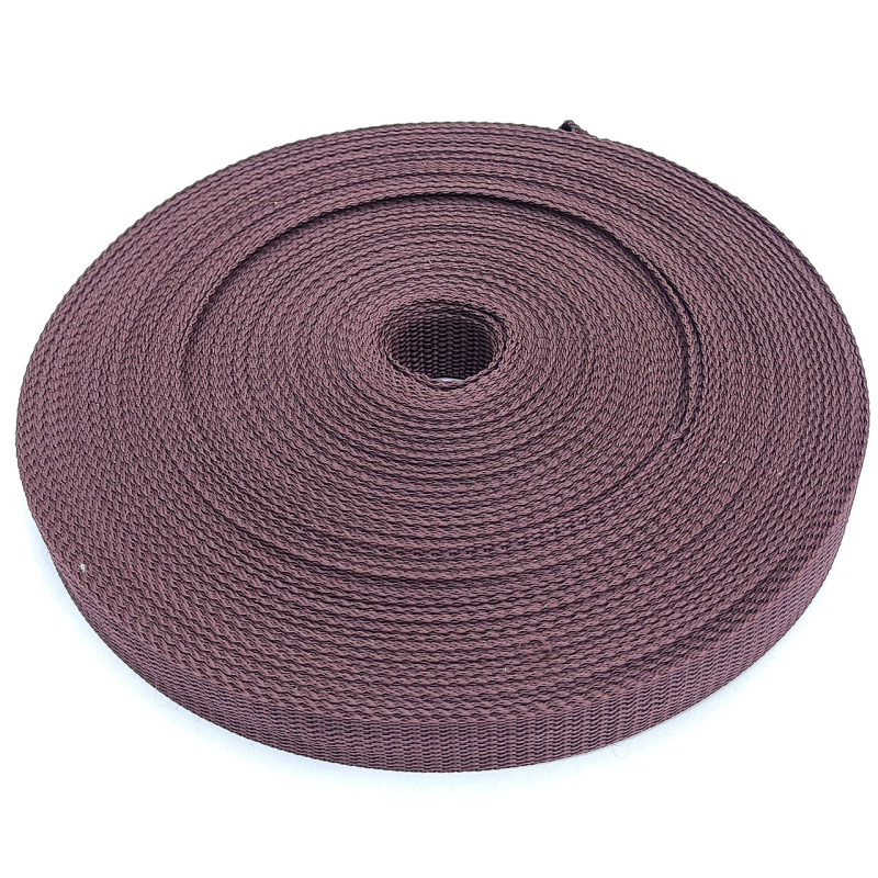 Тасьма сумкова 2.5 см коричнева