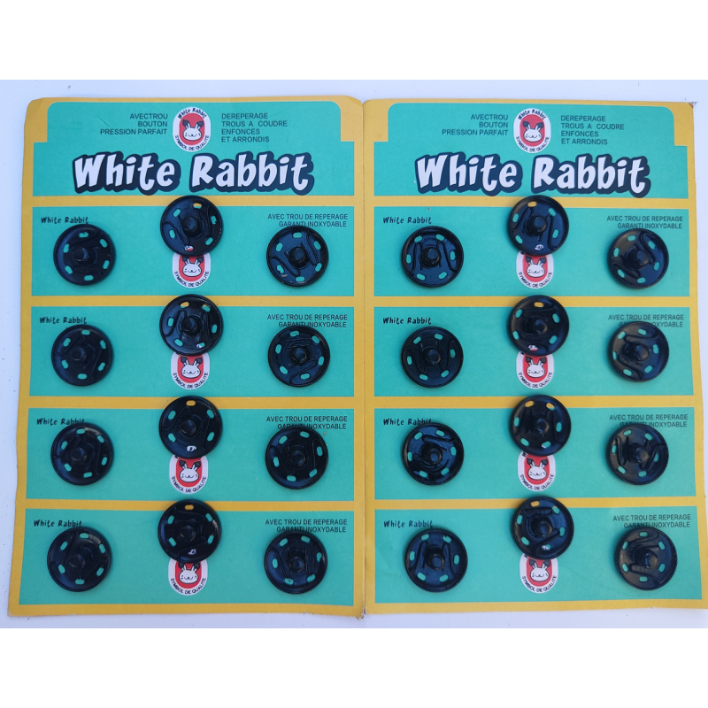 Кнопка пришивна 21 мм чорна