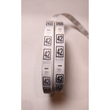 Розмірник для виробництва одягу 42