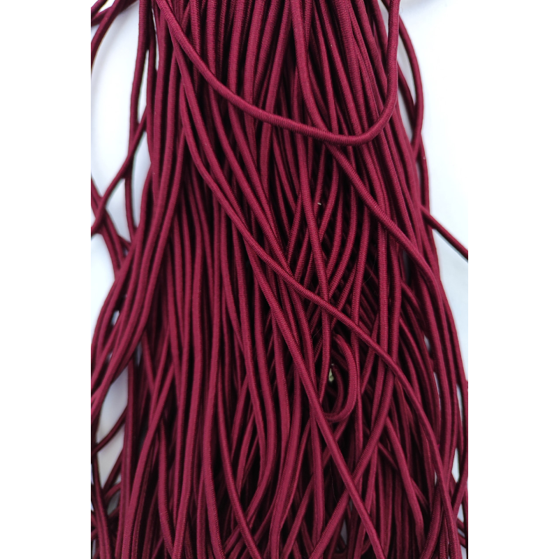 Гумка крапелюшна 2.5 мм кольorова бордова