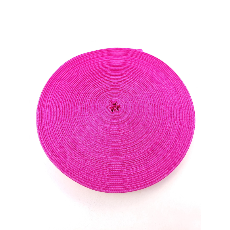 Тасьма окантувальна  23 мм щільна малина