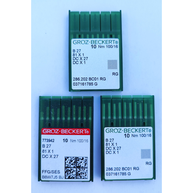 Голки для оверлоку B27 100 Голки для оверлоку B27 100