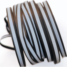 Світловідбивна стрічка 1 см чорна