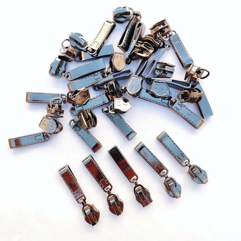 Бігунок спіраль № 7 темний нікель